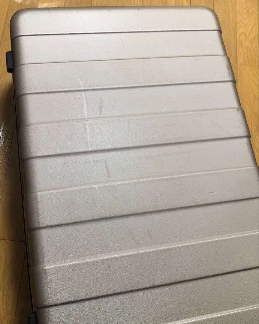 無印良品　キャリーケース 大型　88L ベージュ　スーツケースカバー付き