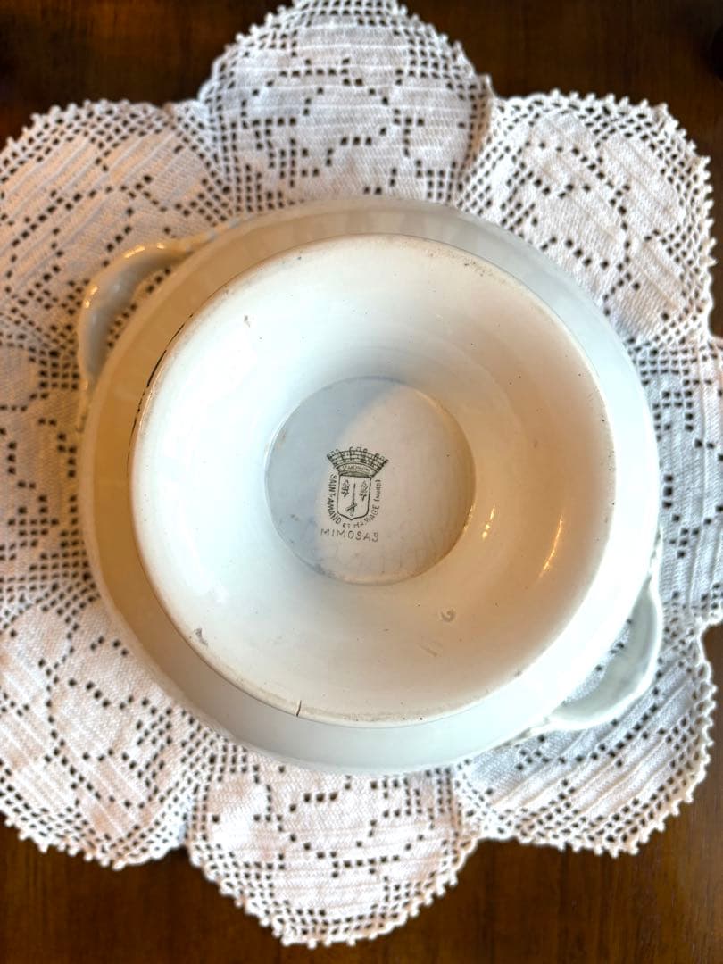 ♡ 希少　フランスアンティーク　サンタマン　MIMOSAS ミモザ　スーピエール