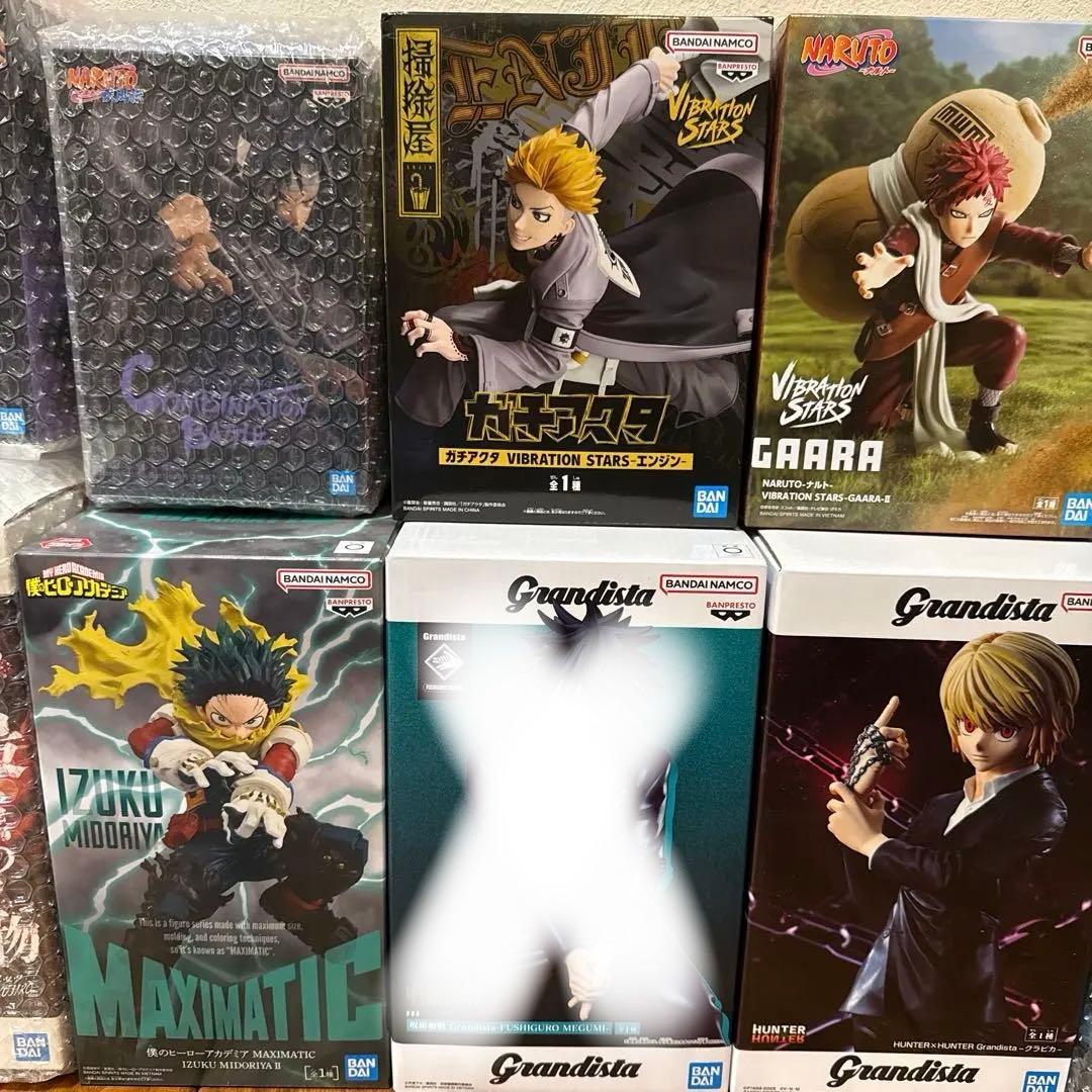 人気プライズ　まとめ売り　ナルト　ヒロアカ　呪術　ガチアクタ　刃牙　BLEACH