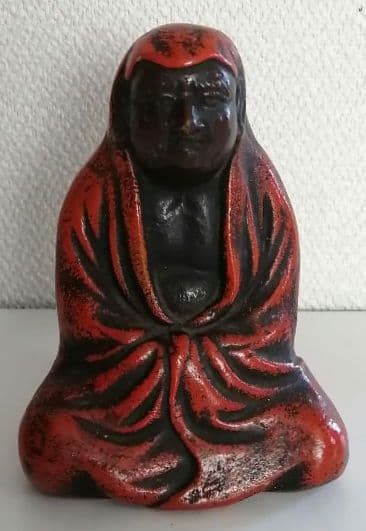 備前焼　赤達磨