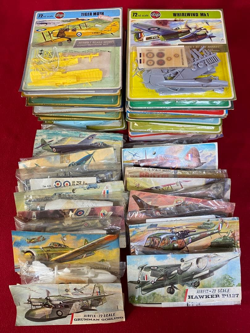 エアフィクス1/72 ホーカーP1127 他、全30個セット