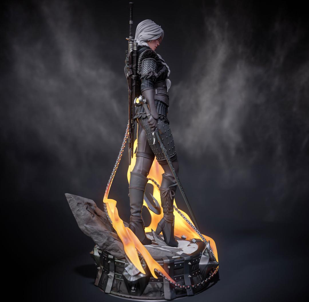 1/8　未塗装 未組立　フィギュア　ガレージキット 【 シリ ウィッチャー 】