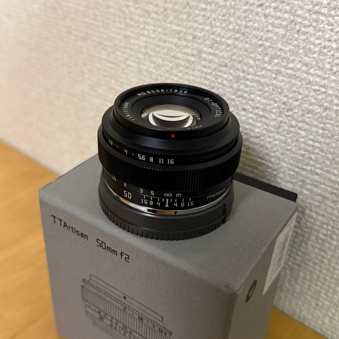 【極美品】TTArtisan 50mm f2 Eマウント + NDフィルター