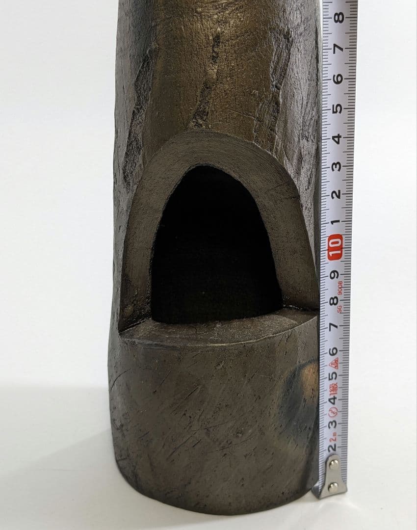 岡山県重要無形文化財 森陶岳 備前焼 花器 フラワーベース 花入 花瓶 華道具