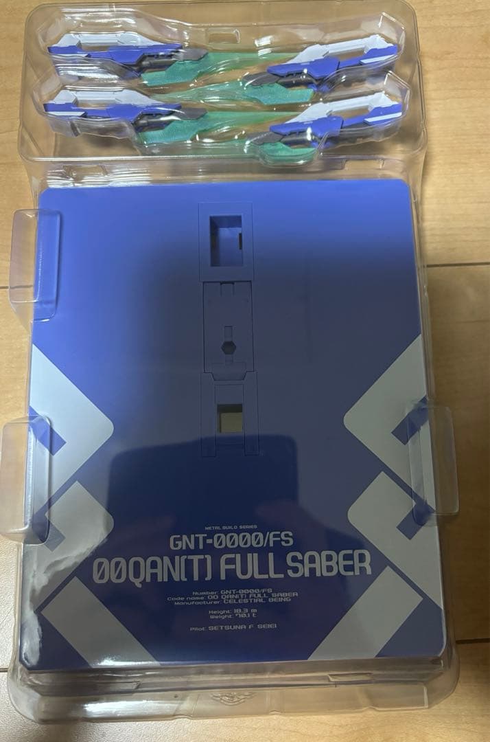 メタルビルド　ダブルオークアンタフルセイバー　L BUILD OPセット