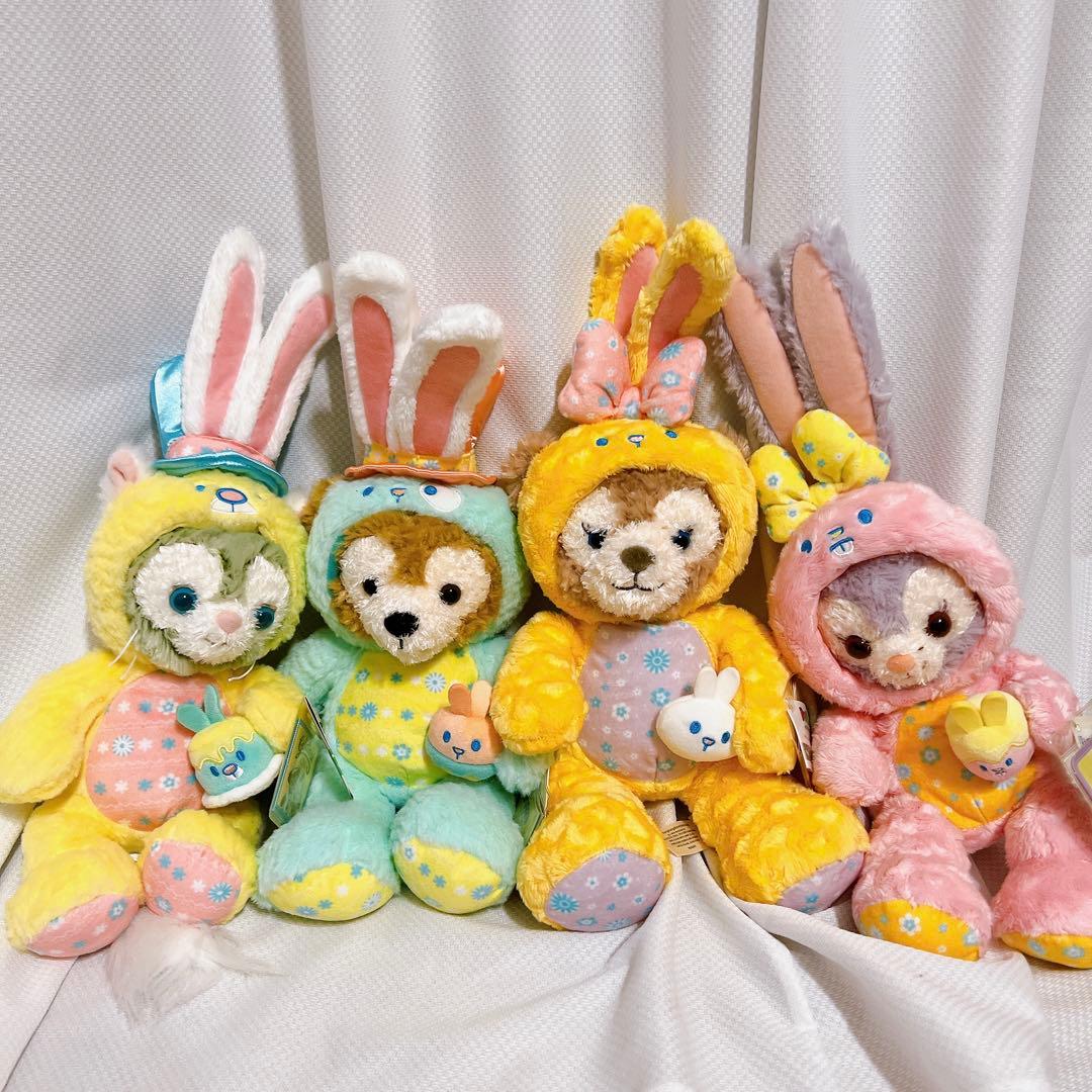 香港ディズニー　ぬいぐるみ　ダッフィー　シェリーメイ　ステラルー　クッキー