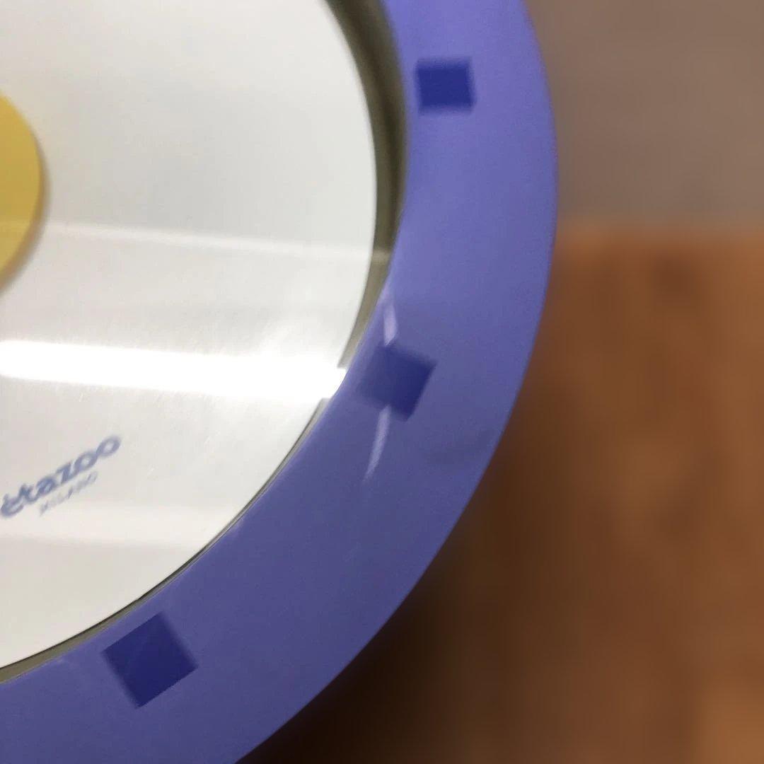 [希少] Lemnos レムノス ポストモダン 掛け時計 佐藤まどか 紫 日本製