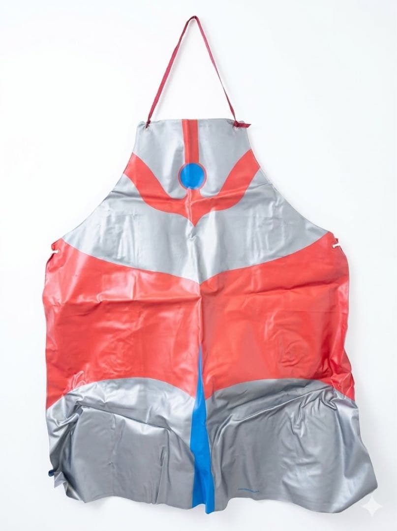 廃番レア1989年BANDAI 初代ウルトラマンエプロン 撥水厚手ビニール日本製