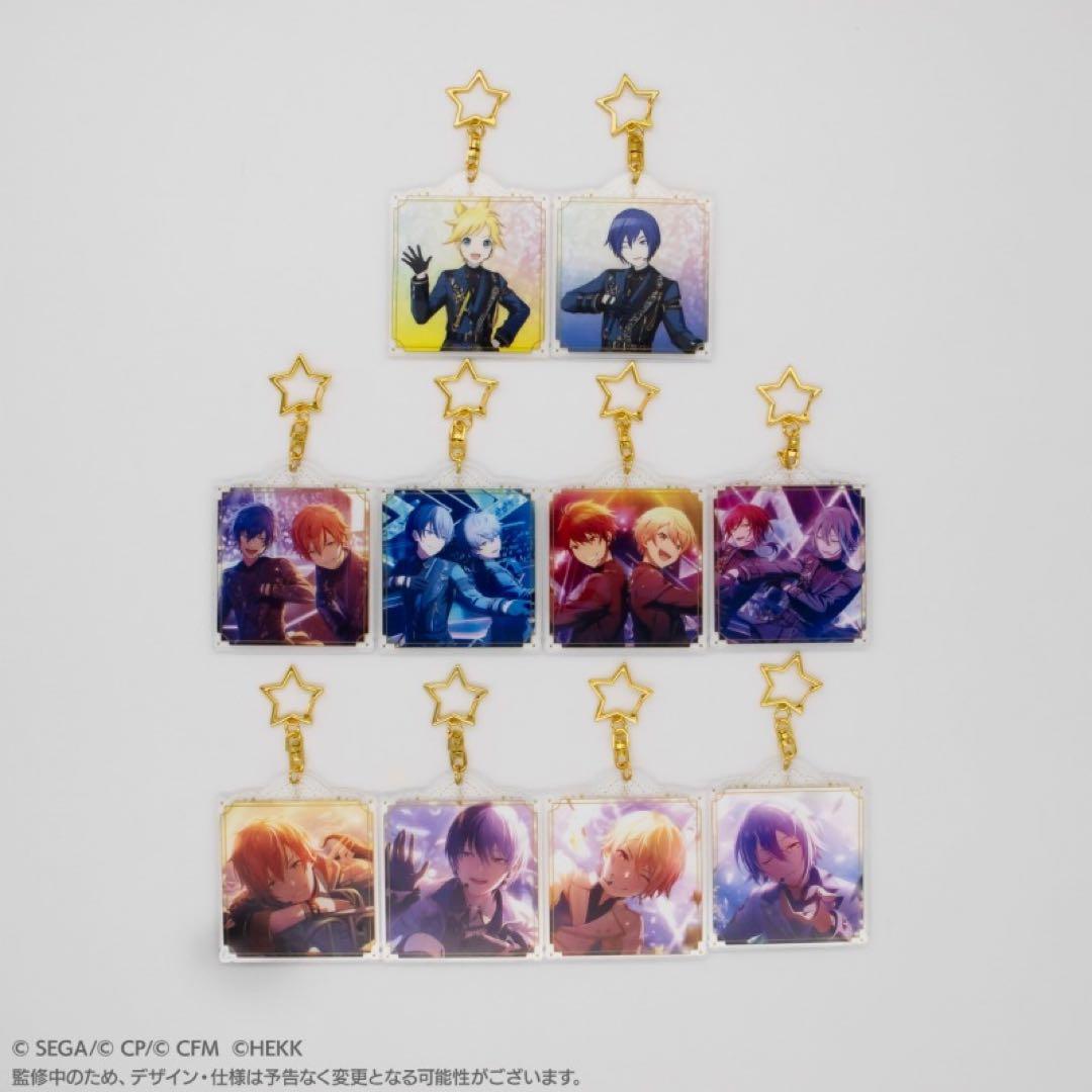 プロセカ×あんスタ 缶バッジ＆アクリルキーホルダー＆色紙 4箱セット
