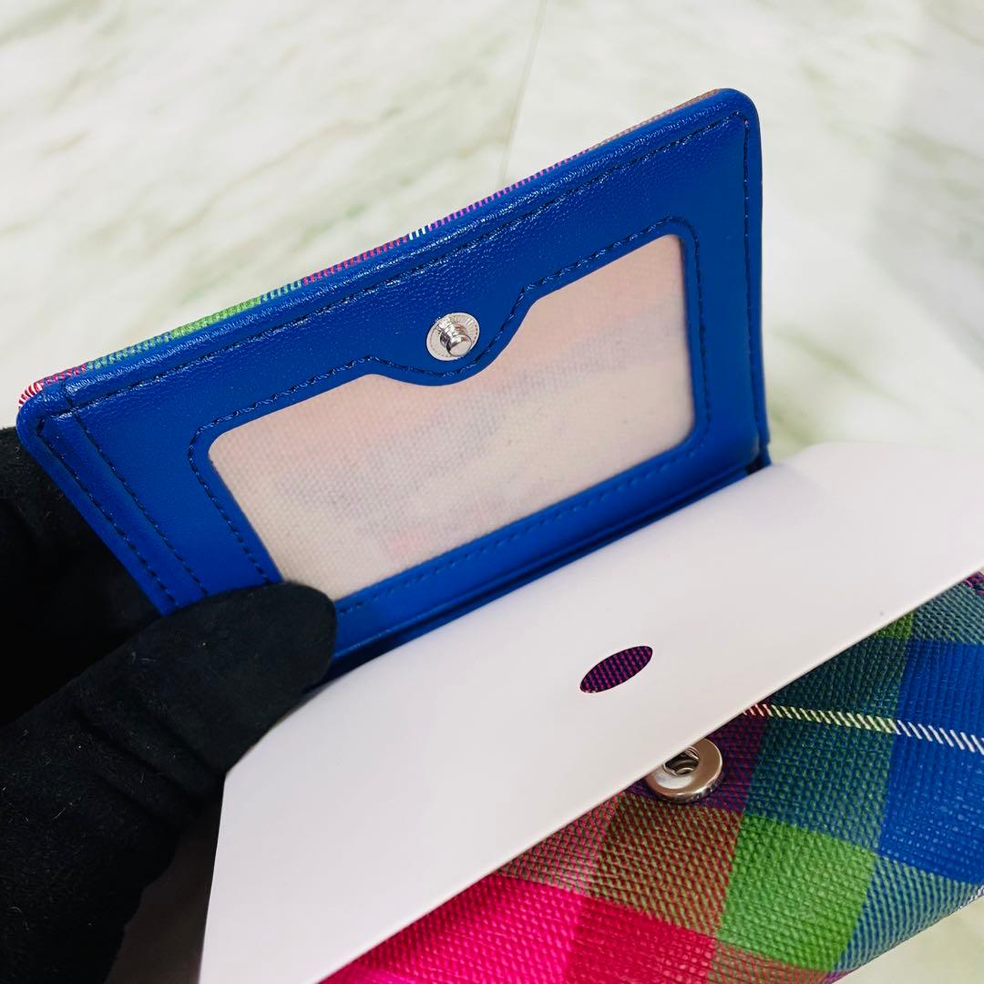 【新品】Vivienne Westwood財布レディース　マルチカラー　がま口