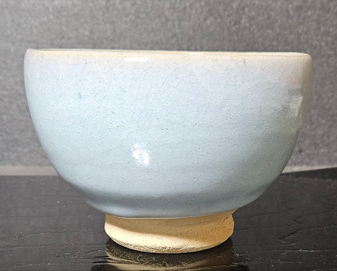 【茶人未使用品！放出品❗】日本工芸会正会員　岩坂直　作　鈞窯　茶碗　共箱　茶道具