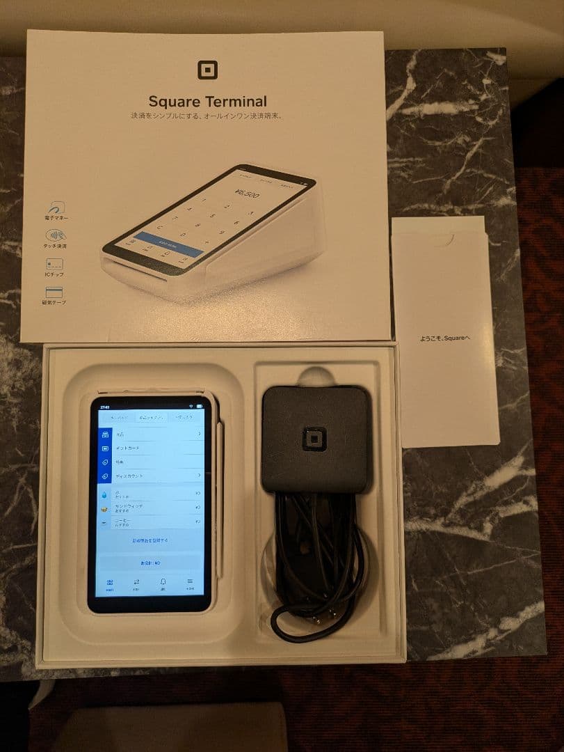 Square Terminal プリンター内蔵　キャッシュレス決済端末 動作OK
