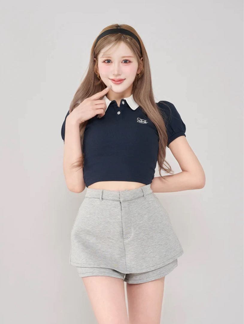 Darich ダーリッチ　DRCHバイカラーポロシャツ　ネイビー　NVY 新品