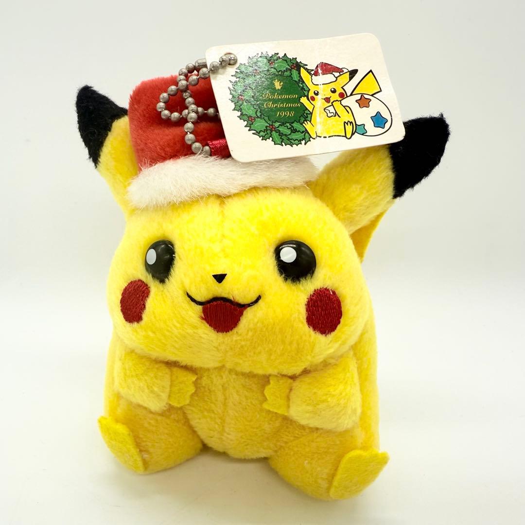 ポケモンセンター製 ピカチュウ サンタ チェーン付きマスコット