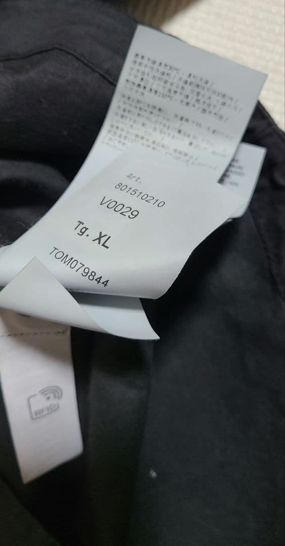 STONE  シャツ　ジャケット 黒　XL