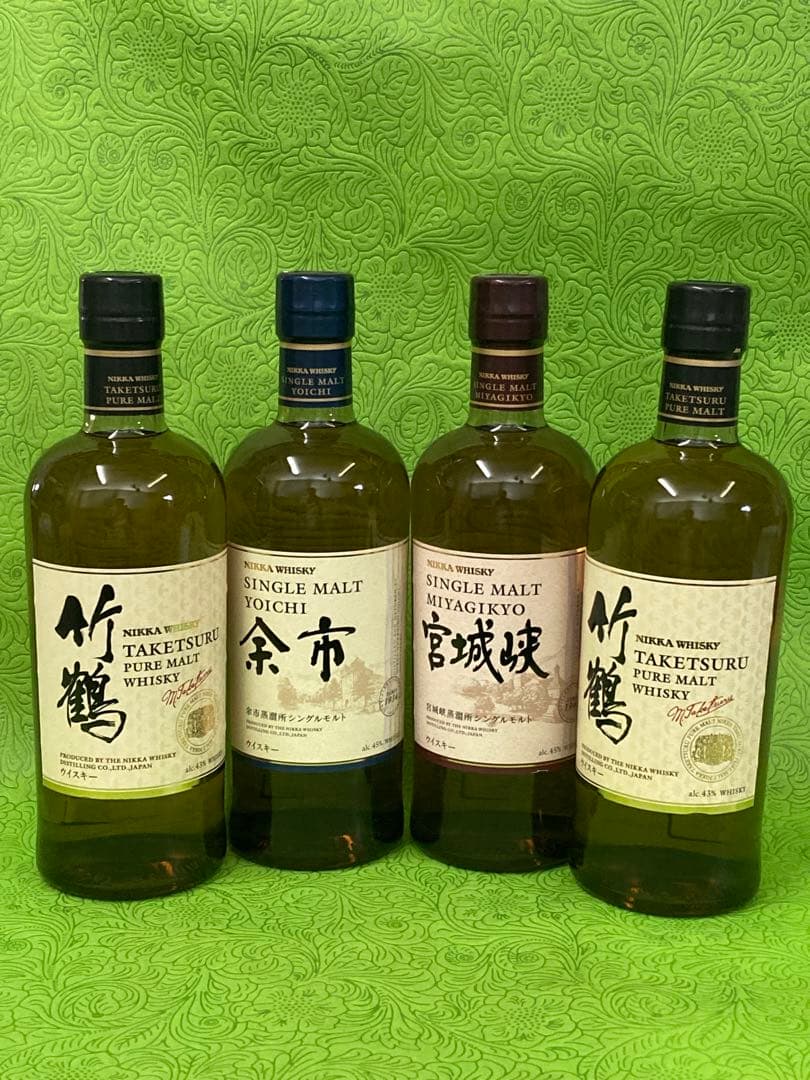 【ニッカ】竹鶴•余市•宮城峡〜計4本