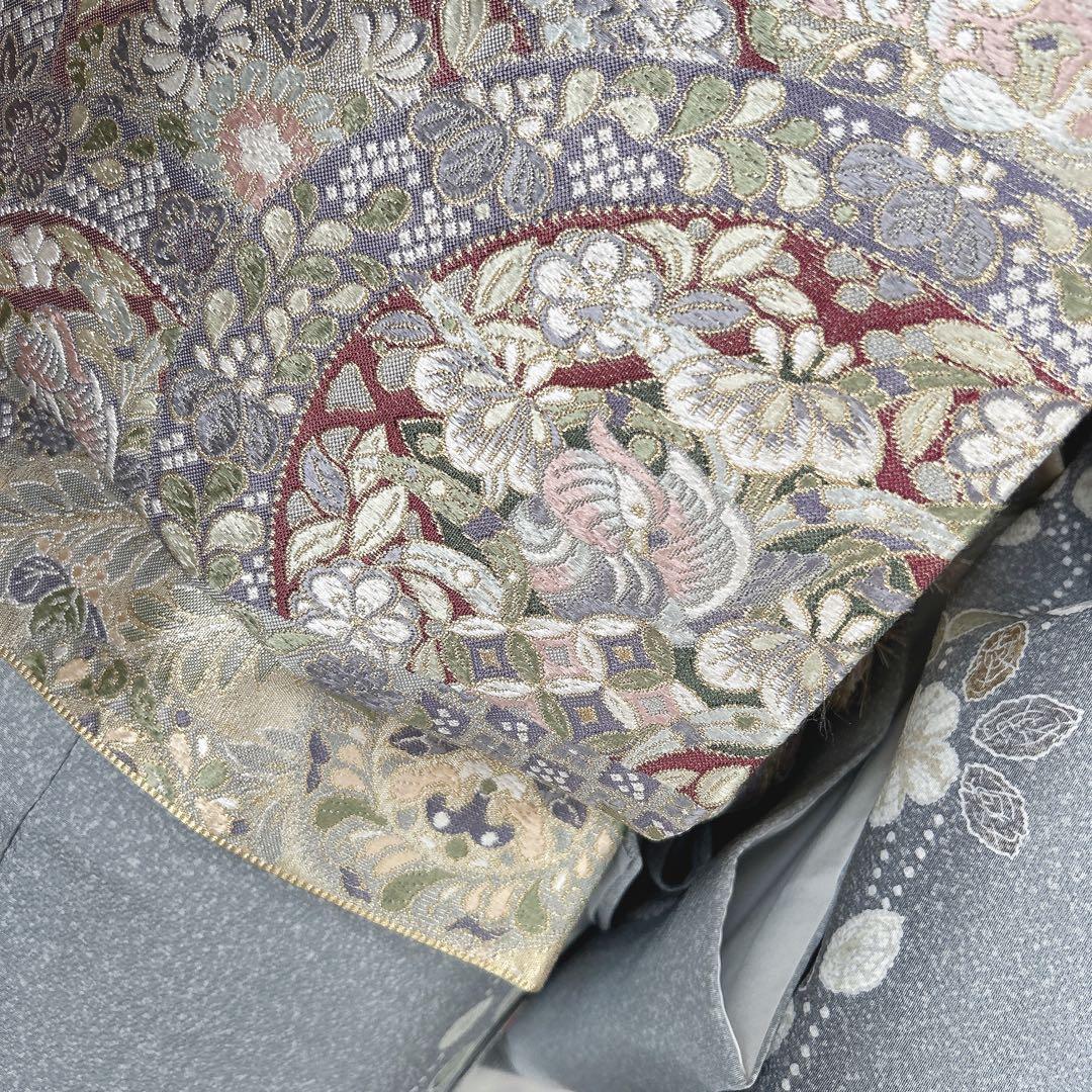 訪問着フルセット　辻ヶ花　着物　正絹　水色　華やか　入学式　卒業式