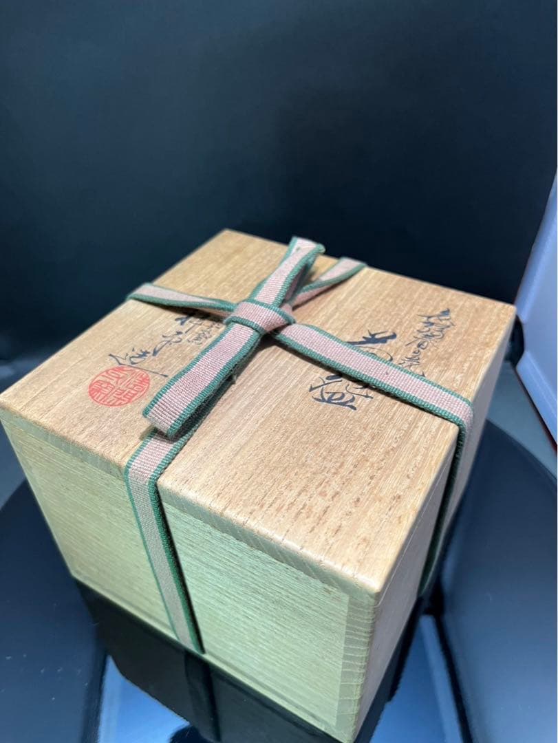 清閑寺杉田祥平　色絵春の花画茶碗