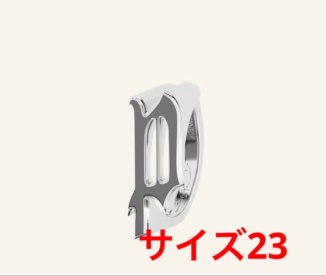 Pointless Journey INITIAL RING シルバー P