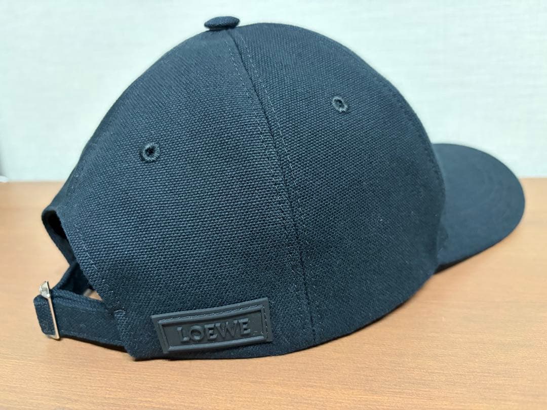 美品⭕️ロエベ　LOEWE パッチキャップ　ブラック　59