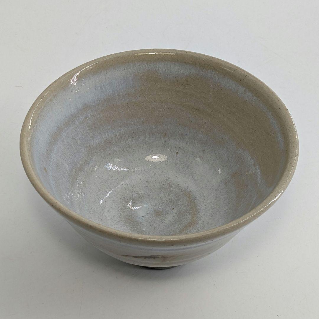 岡山県重要無形文化財 難波仁斎 草花茶碗 共箱合布 抹茶碗 抹茶茶碗 茶道具