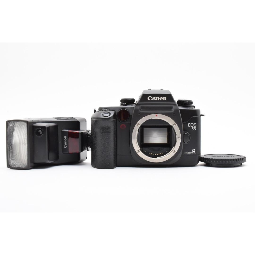 [美品] Canon EOS 55 キヤノン イオス 一眼レフ フィルムカメラ