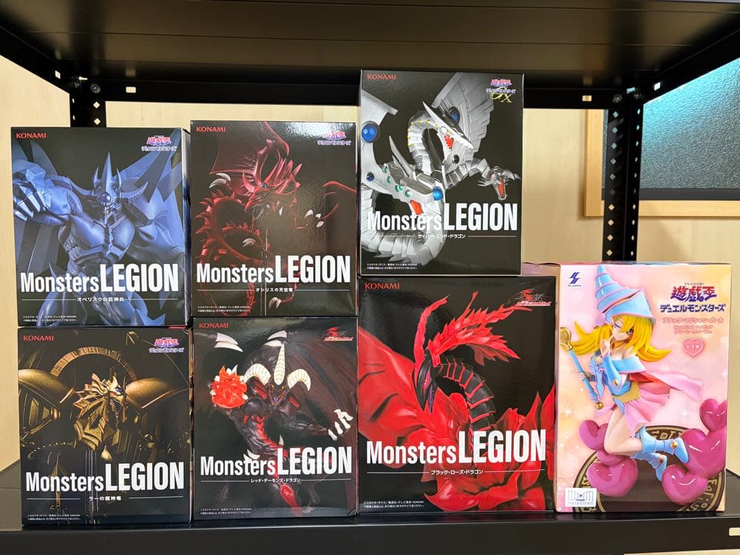 【未開封】遊戯王　Monsters LEGION三幻神他　フィギュア各７セット