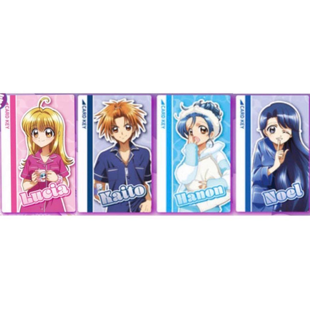 ぴちぴちピッチ　カラ鉄　ルームキー風カード　4点セット