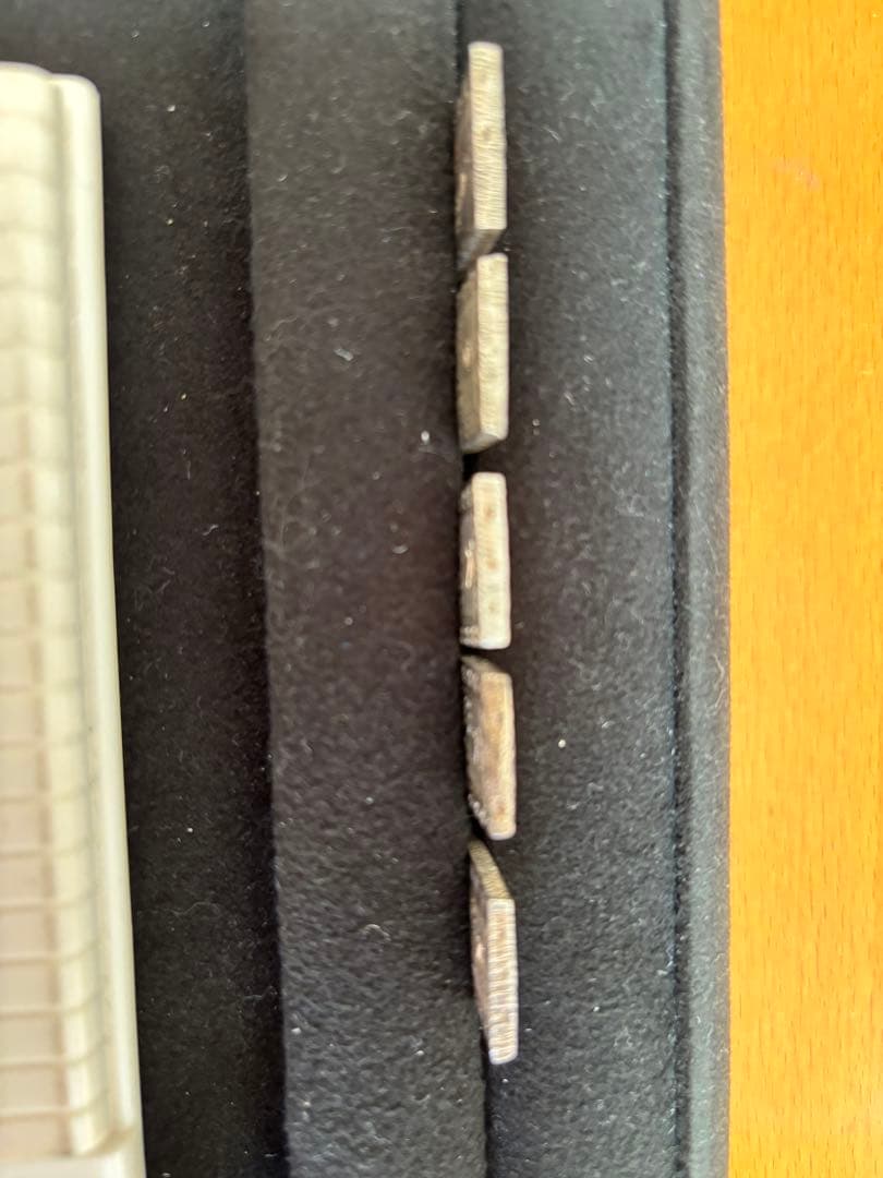 一分銀5枚 43ｇ