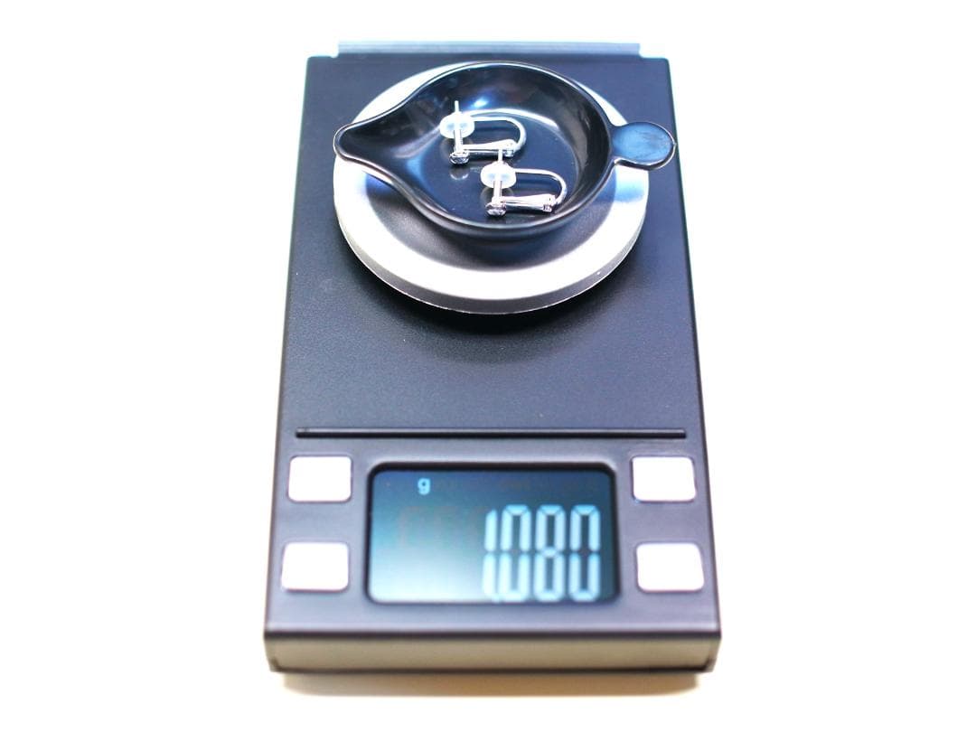 K14WG イヤリング金具　ネジバネ式【新品】【予備クッションおまけ】※取付無料
