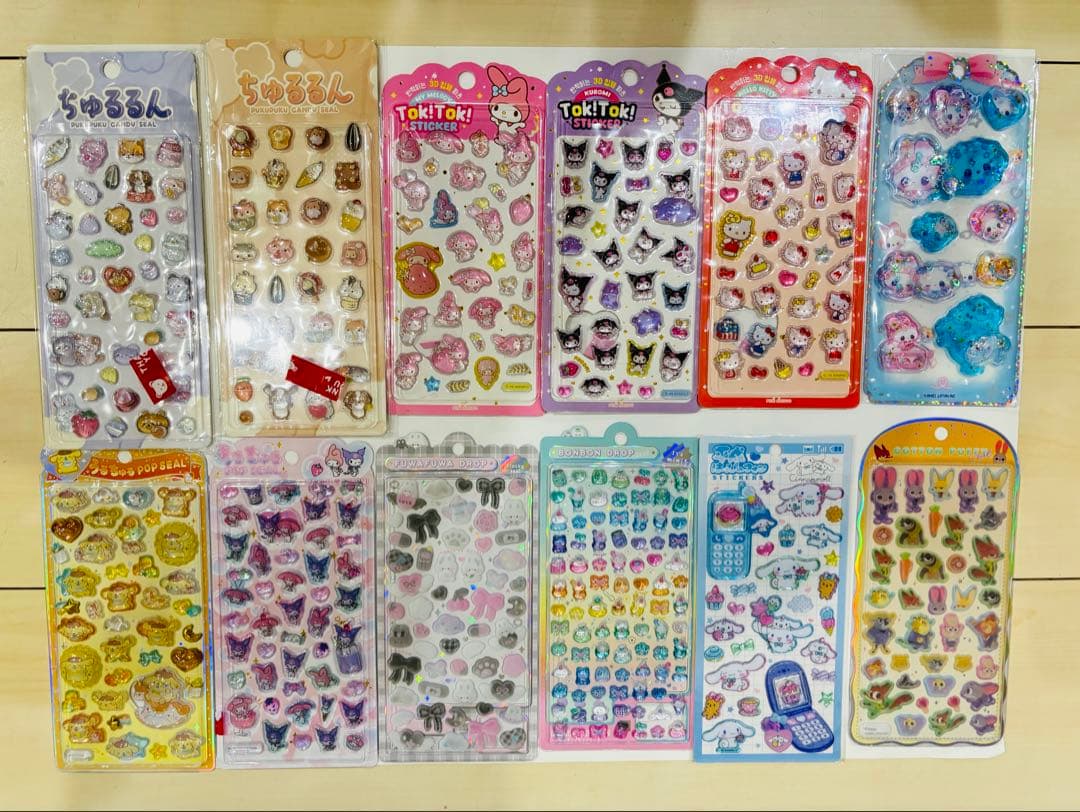 【正規品】うるちゅる　ボンボンドロップ　シール12枚セット