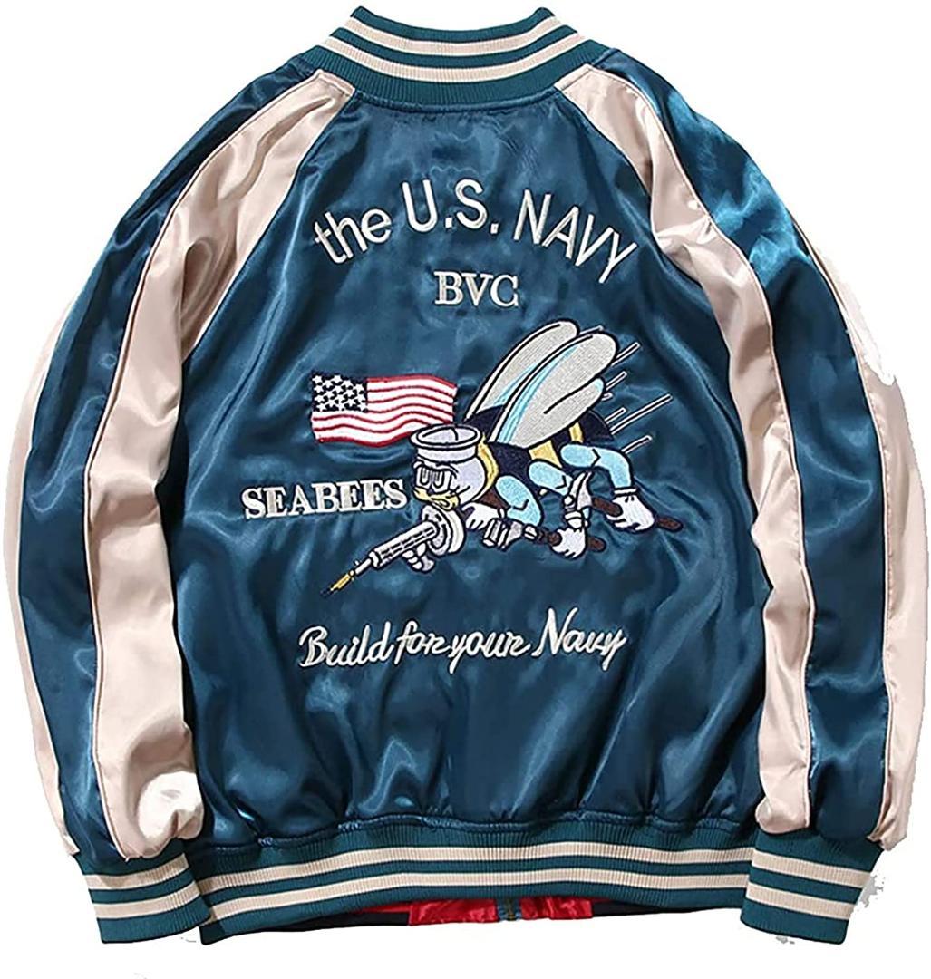 US NAVY リバーシブルジャケット ４XL　午前中入金→午後発送