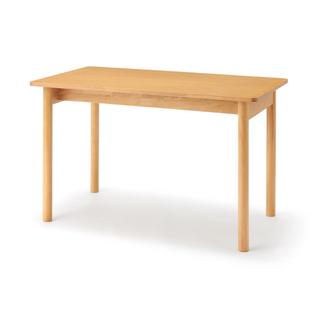 【引越しのため出品】無印良品 木製テーブル 120×70cm／使用約1年・美品