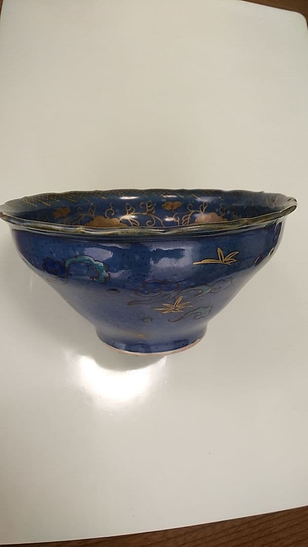 抹茶茶碗 青色