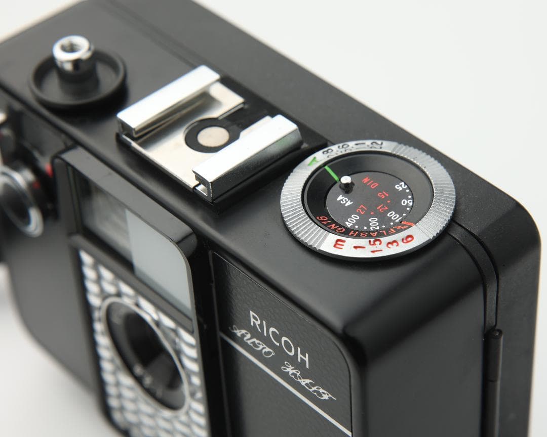 【最終モデル動作品】リコー オートハーフ SE2 黒仕上げ ケース付