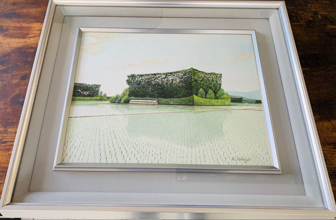 絵画　築地松