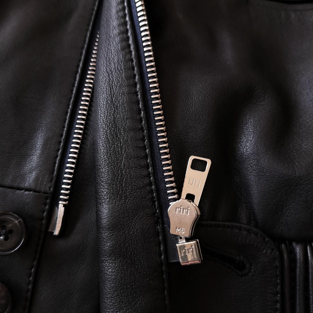 ポールスミス 10AW コレクションモデル 変形襟レザージャケット M ブラック