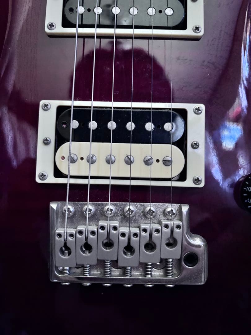 PRS SE Custom 24ポールリードスミスブラックチェリー美品ケース付き