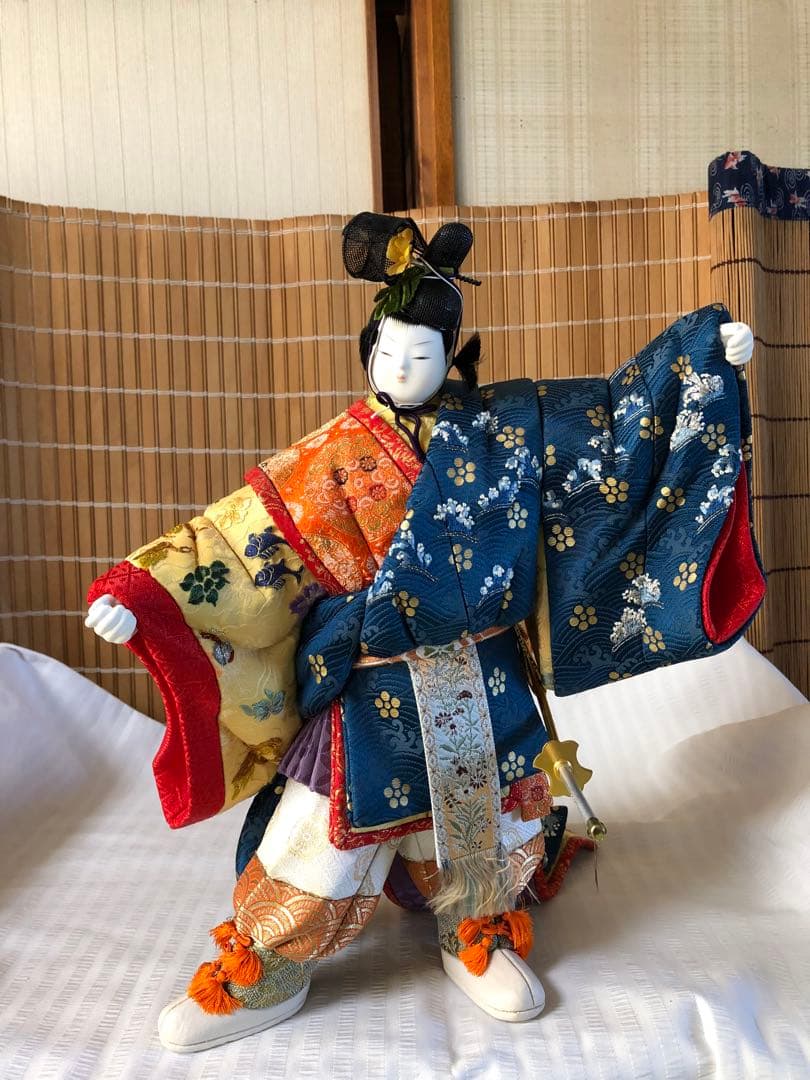 青海波　　雅楽　　木目込人形