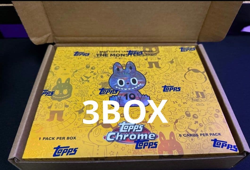 Topps Chrome 10周年記念ボックス ラブブ カード labubu