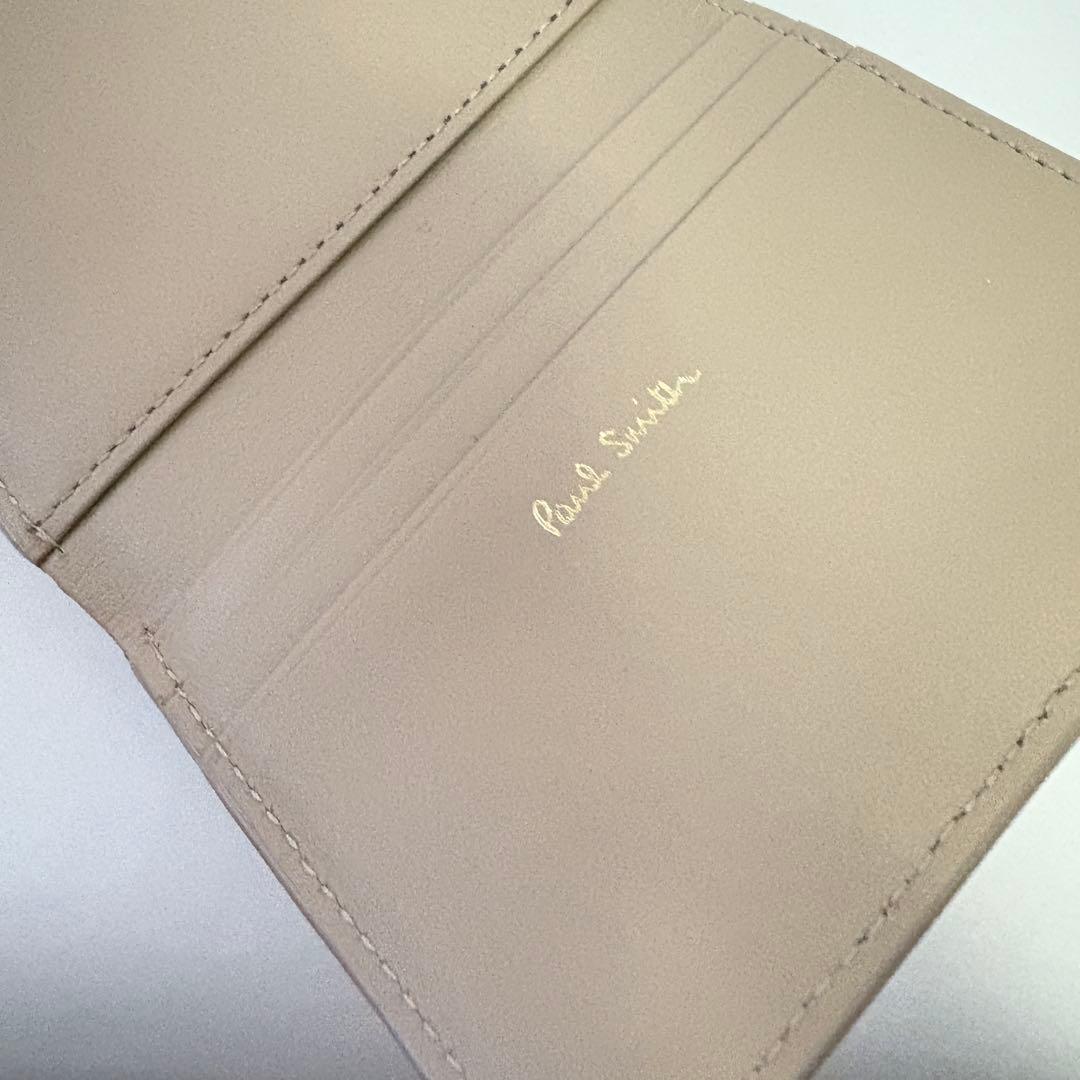 インセットクロスオーバーストライプ 三つ折財布 ポールスミス