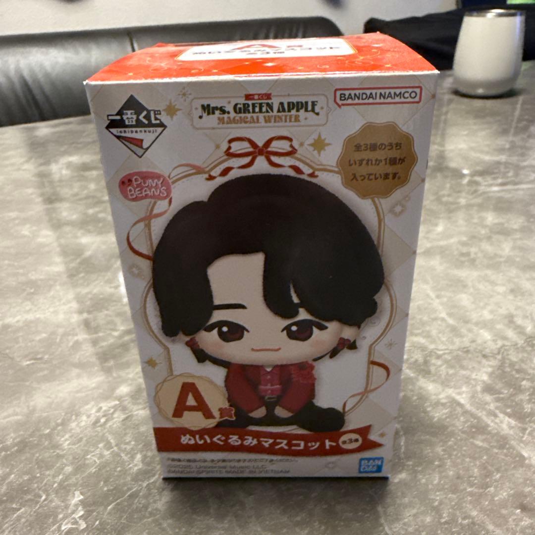 一番くじ　Mrs. GREEN APPLE ぬいぐるみマスコット　大森元貴