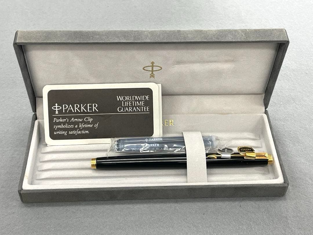 パーカー ７５　PARKER 75 LAQUE　（細）　14K　ブラック