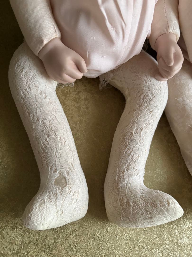 リボーンドール　双子　SUGAR BRITCHES ベビー　ビスクドール　刻印