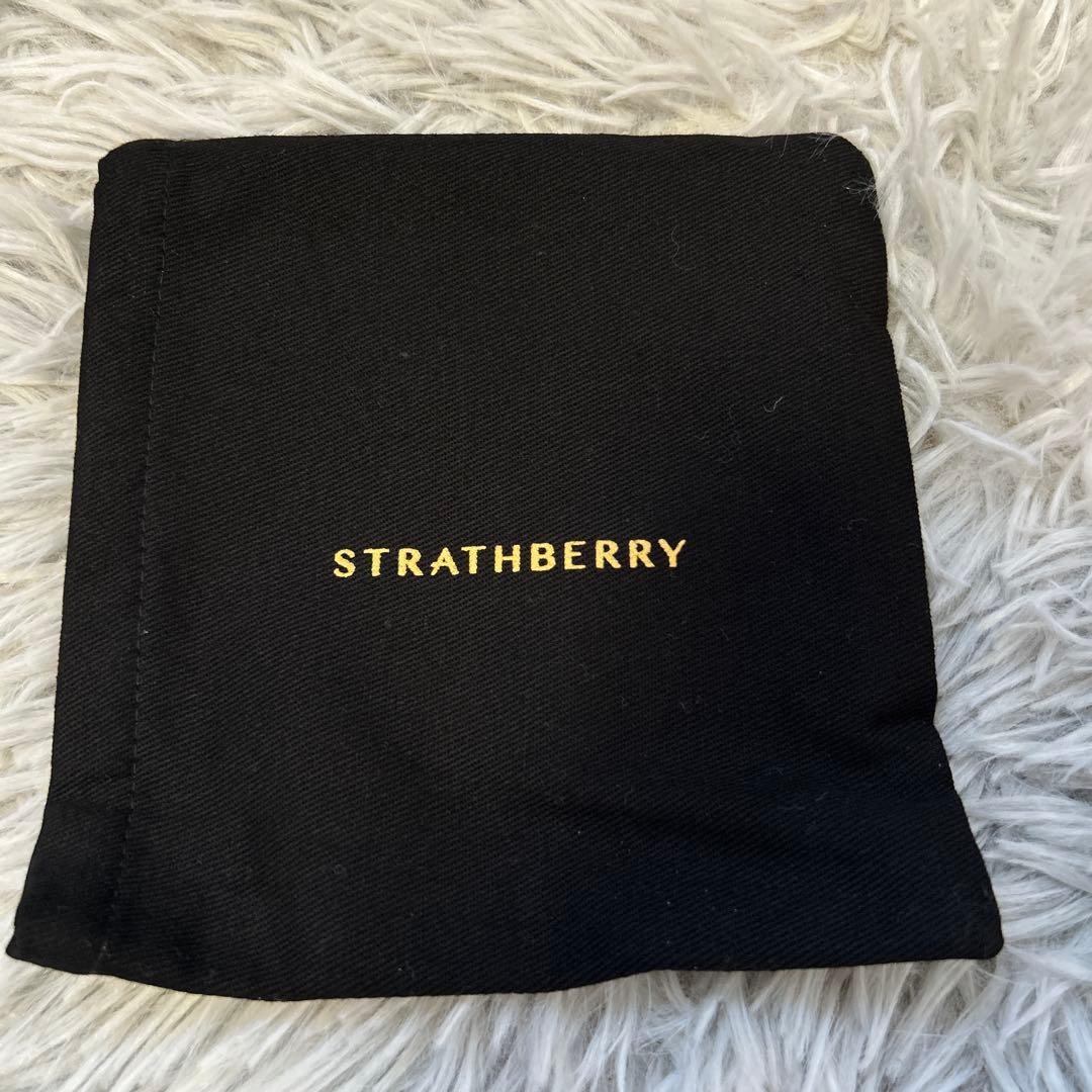 【新品】STRATHBERRY Crescent Wallet クラレット