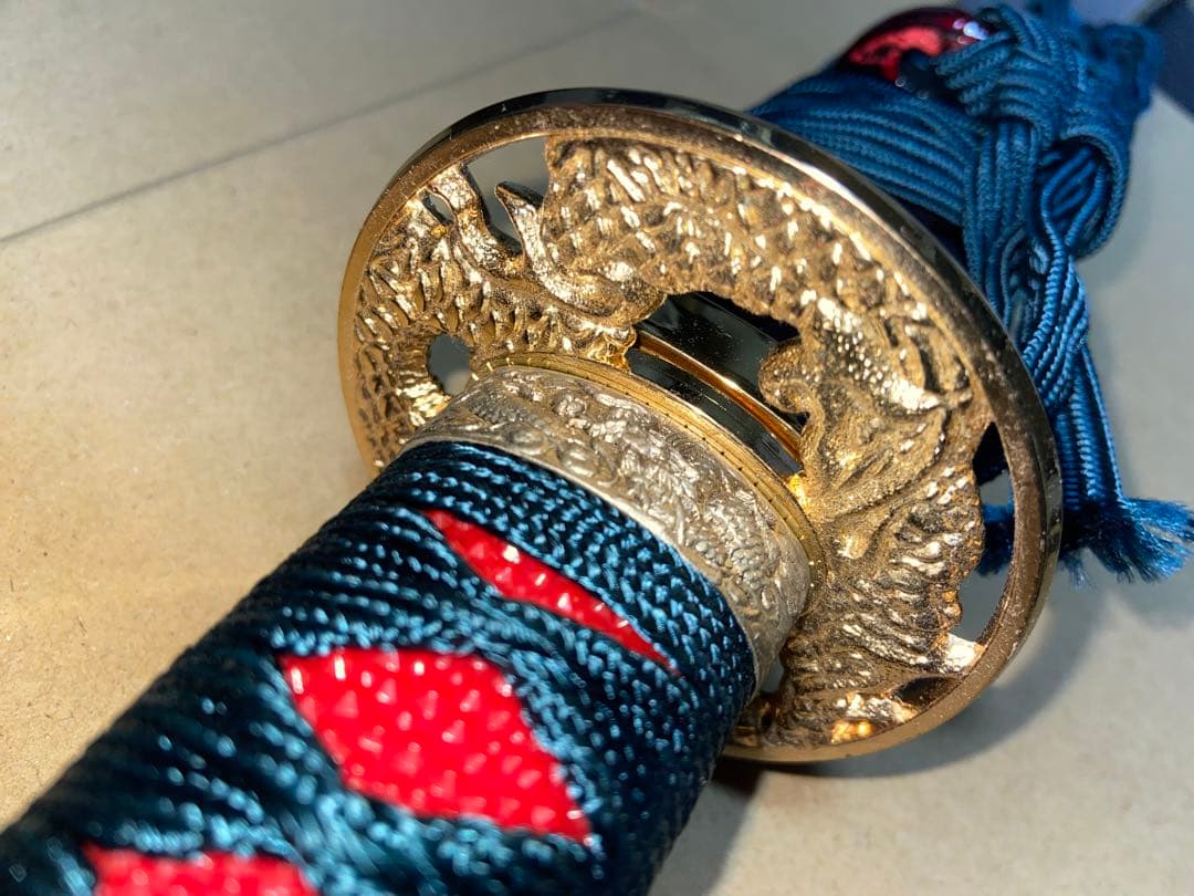模造刀　日本刀　刻龍