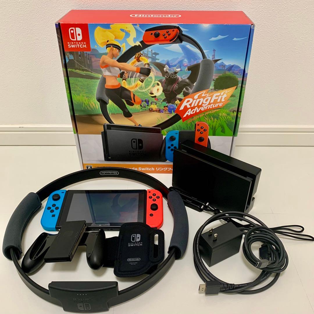 美品★Nintendo Switch 本体 ニンテンドースイッチ リングフィット