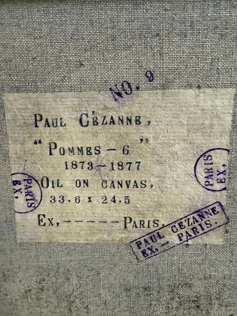 フランス絵画家　Paul Cézanne 果物の静物画 送料込み