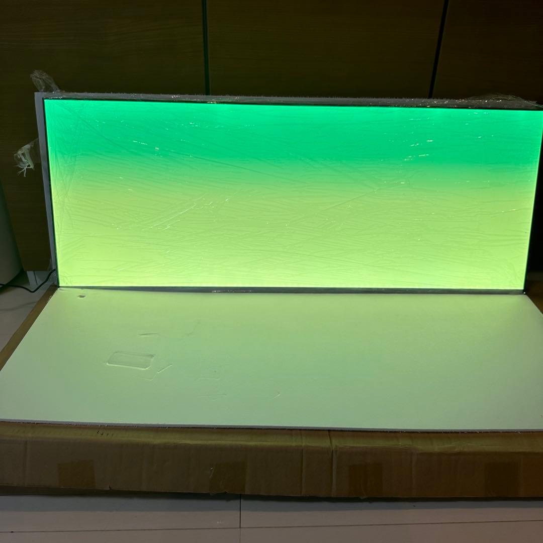 新品未使用　LED RGBバックライトスクリーン　90cm×35cmアクアリウム