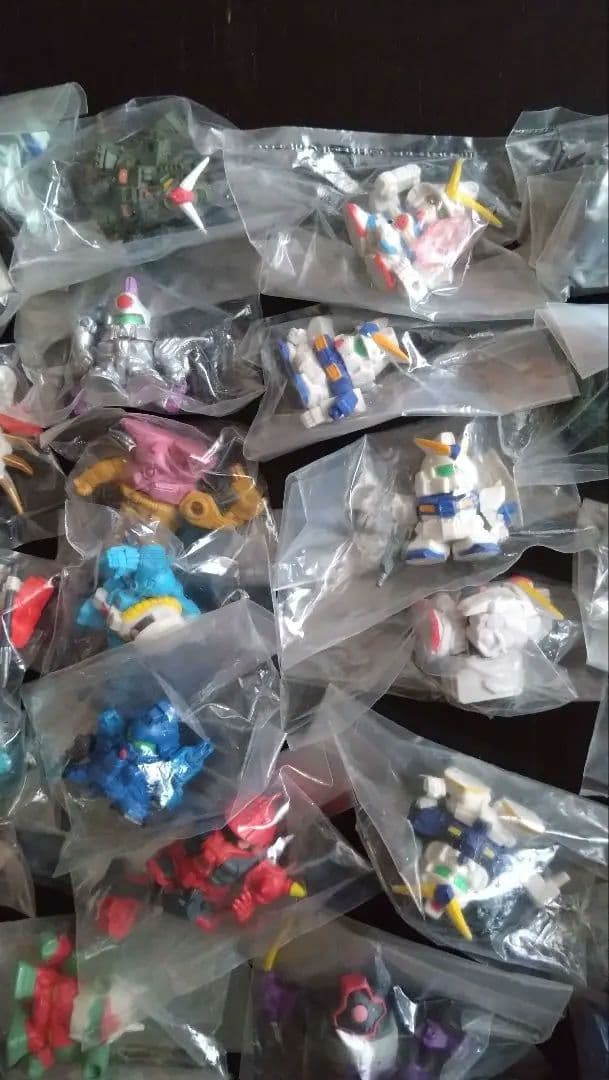 バンダイSDガンダムフルカラーステージダブり無し開封展示品109種セット